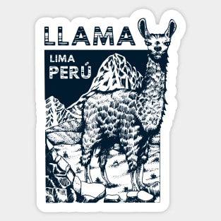 Llama Sticker